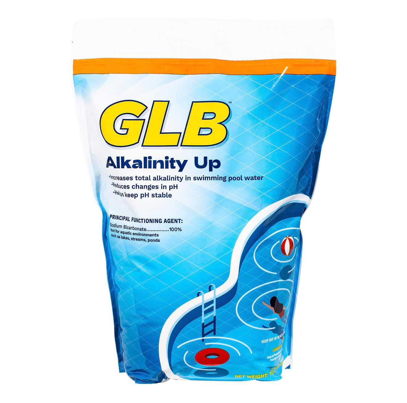 GLB Alkalinity Up – 10 lb Pool Alkalinity Increaser